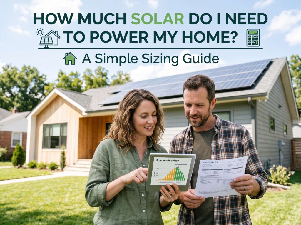 How Much Solar Do I Need to Power My Home? A Simple Sizing Guide